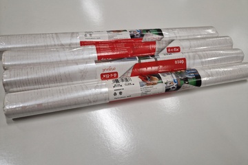 Afbeelding van 4 rollen dc fix zelfklevende decoratiefolie wit hout 
