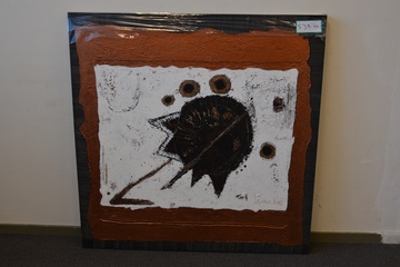 Afbeelding van Groot schilderij van Jeanne Beenackers: Abstract