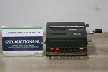 Afbeelding van Vintage Facit rekenmachine uit de jaren 50