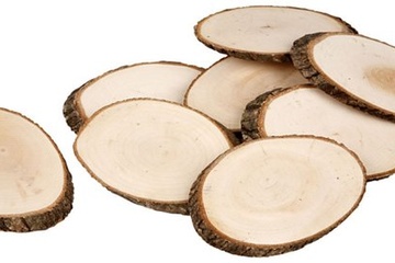 Afbeelding van Creativ Company Houten Schijven 11x7,5 cm 12 stuks