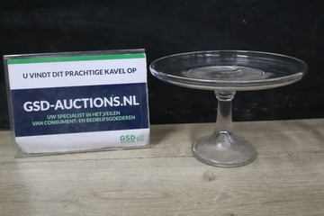 Afbeelding van Glazen taartstandaard''