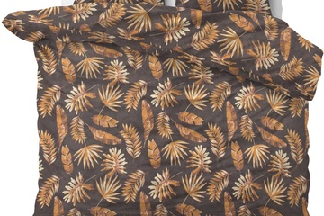 Afbeelding van Dekbed overtrek Luisa gold 240x220cm +2x kussensloop 60x70cm