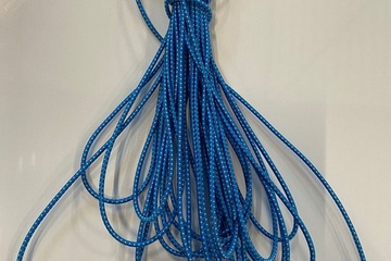 Afbeelding van Elastiekkoord - 50mtr - 4mm - blauw rood - bundel - elastisc