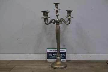 Afbeelding van Brocante Metalen 5-Armige Kandelaar