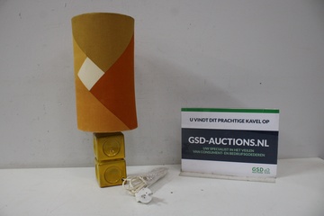 Afbeelding van Vintage Geel Keramisch Tafellampje - Jaren '60