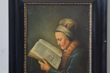 Afbeelding van Artprint naar schilderij v Rembrandt: Zijn Moeder'