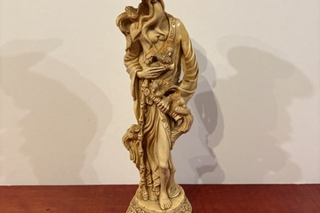 Afbeelding van Chinees geluk beeld van een wijze man met vogel