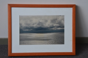 Afbeelding van Ingelijste foto van de (Wadden)zee''