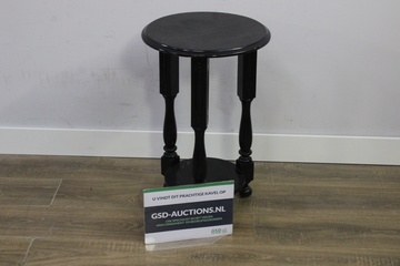 Afbeelding van Zwarte Mid-Century Bijzettafel van Hout