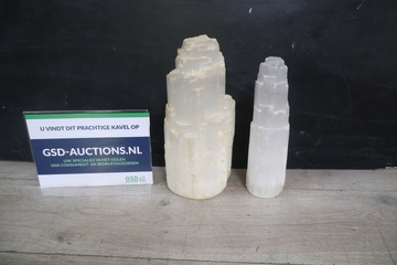 Afbeelding van Set van 2 Seleniet Kristallen