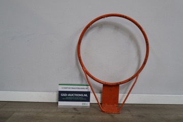 Afbeelding van Oranje Metalen Basketbal Ring (Zonder Net)