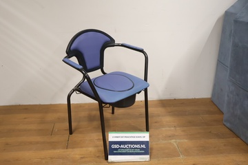 Afbeelding van Paars/Blauwe Toiletstoel van Etac'