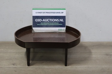 Afbeelding van Vintage Bruin Metalen Sidetable