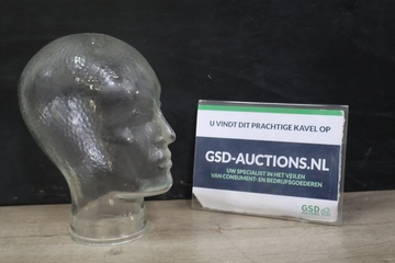 Afbeelding van Vintage glazen hoofd