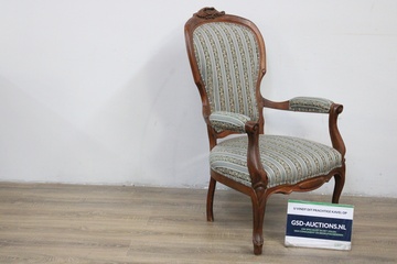 Afbeelding van Antiek Louis Philippe-Stijl Fauteuil