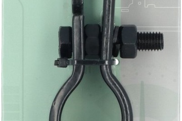 Afbeelding van Carpoint Hulpkoppeling Staal Zwart