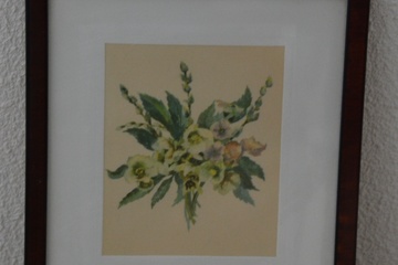 Afbeelding van Ingelijst schilderij: Stilleven Bloemen v W. Foster''