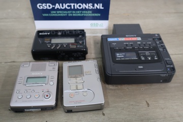 Afbeelding van Sony audiorecorders 4 stuks