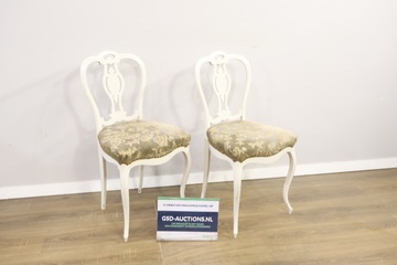 Afbeelding van Set van 2 Vintage Rococo-Stoelen'