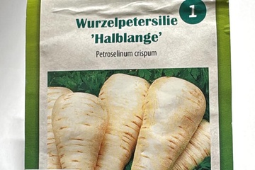 Afbeelding van 3 zakjes zaadjes voor peterselie wortel tht 31-12-2025
