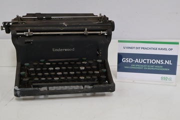 Afbeelding van Vintage Metalen Typemachine van Underwood