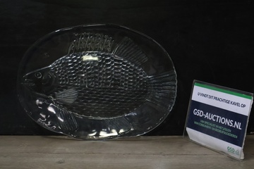 Afbeelding van Arcoroc France vintage glazen visschaal