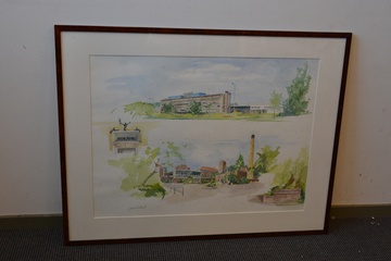Afbeelding van Ingelijste artprint: Juliana- en Rode Kruis ziekenhuis