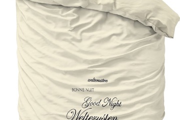 Afbeelding van Sleeptime dekbedovertrek welterusten-140x200cm +kussensloop