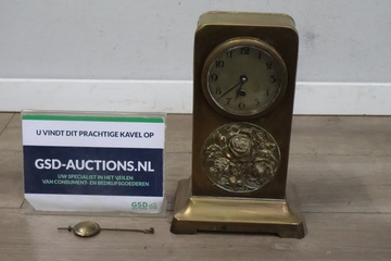 Afbeelding van Antieke art nouveau pendule tafelklok