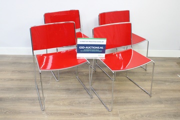 Afbeelding van Set van 4 Design Stoelen - Porro - Made in Italy