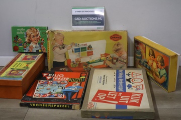 Afbeelding van Vintage Nederlands speelgoed en bordspellen