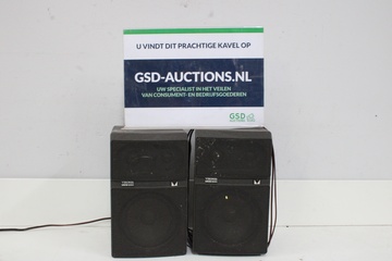Afbeelding van Set van 2 Zwarte Visonik David 8001 Speakers