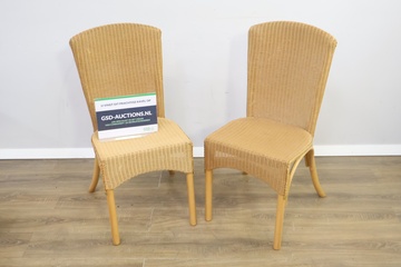 Afbeelding van Set van Twee Rieten Stoelen - Looms''