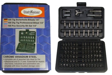 Afbeelding van 100-dlg. extra  bit set- handmatig of machine
