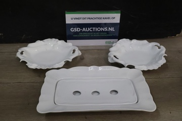 Afbeelding van Set van 3 Porseleinen Sier-Schaaltjes