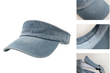 Afbeelding van Zonneklep - denim - lichtblauw