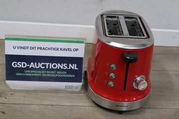 Afbeelding van Zilver/Rode SilverCrest Broodrooster