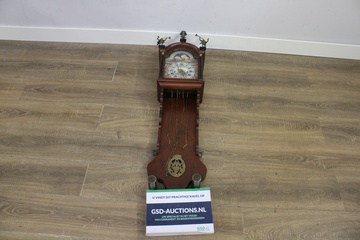 Afbeelding van Antiek Friese Staartklok - met Maanstand
