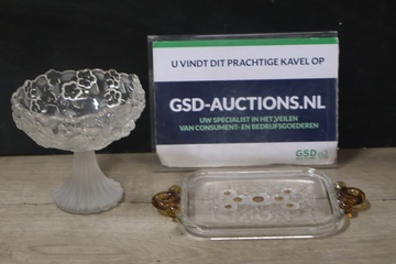 Afbeelding van Kristallen Coupe en Schaal'