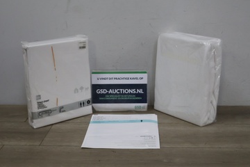 Afbeelding van 1 persoon matrasbeschermer en 2 persoons hoeslaken