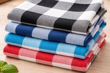 Afbeelding van 20x Horeca vaatdoeken -4kleuren speciaal voor glazen