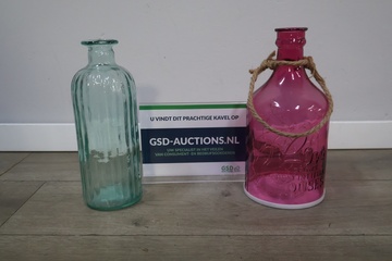 Afbeelding van Decoratieve Flesvazen 2 stuks''