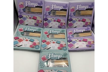 Afbeelding van Partij Stamp Craft Sets – 7 stuks – Knutselsets Bloemen