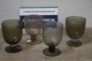 Afbeelding van Vintage glazen - Rookglas(4 stuks)'