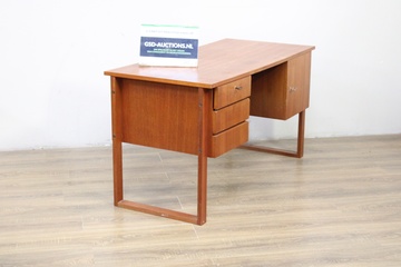 Afbeelding van Vintage Jaren '60 Teakhouten Bureau