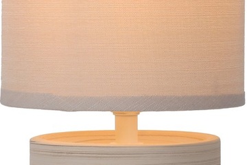 Afbeelding van Lucide GREASBY - Tafellamp - Ø 14 cm - 1xE14 - Beige