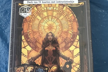 Afbeelding van ​U​ Middeleeuws Tarot kaartenset, geïnspireerd op glas-in-lo