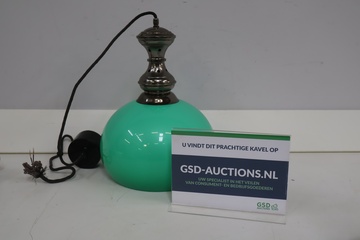 Afbeelding van Brocante Groene Hanglamp