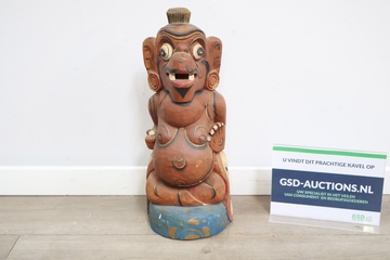 Afbeelding van Handgemaakt Balinees Houten Beeld