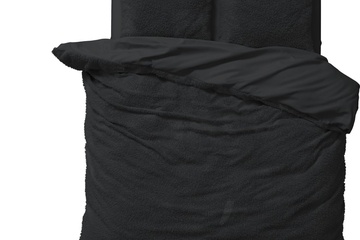 Afbeelding van Dekbedovertrek teddy Antraciet 240x220cm+2kussenslopen